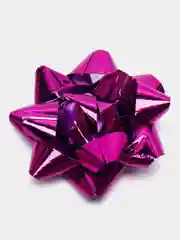 Фиолетовый бант Звезда для оформления подарка, 4,5 см/5 см /6,35 см