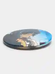 Индиго значки круглые Геншин импакт "Genshin Impact" №2, 56 мм, пин