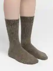 Коричневый термоноски мужские из собачьей шерсти, зимние