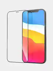 Стекло защитное 3D iPhone 12 mini / 12 / 12 Pro / 12 Pro Max с силиконовыми бортиками