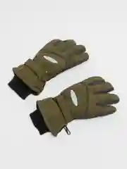 Зеленый краги-перчатки детские, с липучкой