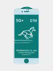 Защитное стекло на iPhone 7, iPhone 8, iPhone SE 2020, черное, белое