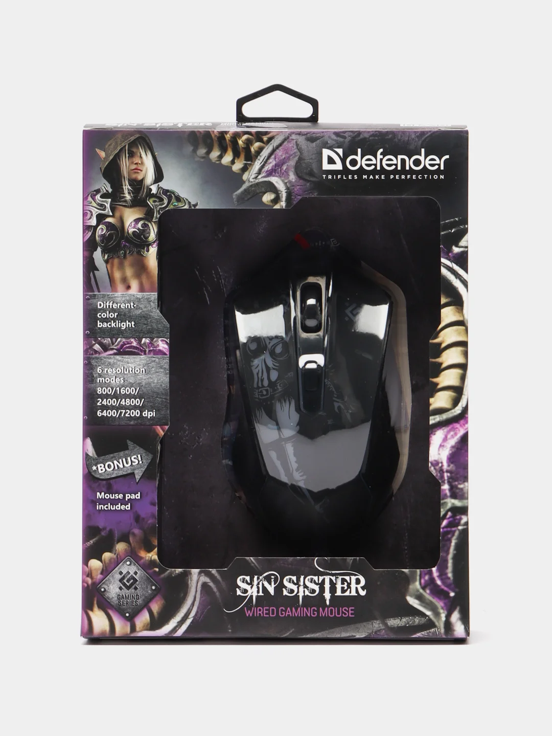 Игровая мышь Defender SinSister GM-933 6 кнопок,7200dpi
