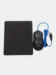 Черный игровая мышь с подсветкой Defender Bionic GM-250L, 6 кнопок, 800-3200 dpi