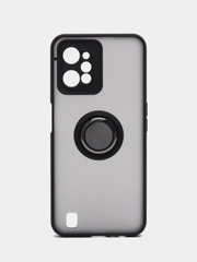 Чехол противоударный Realme C31 с магнитом и кольцом