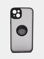 Чехол противоударный iPhone 14 Plus с магнитом и кольцом