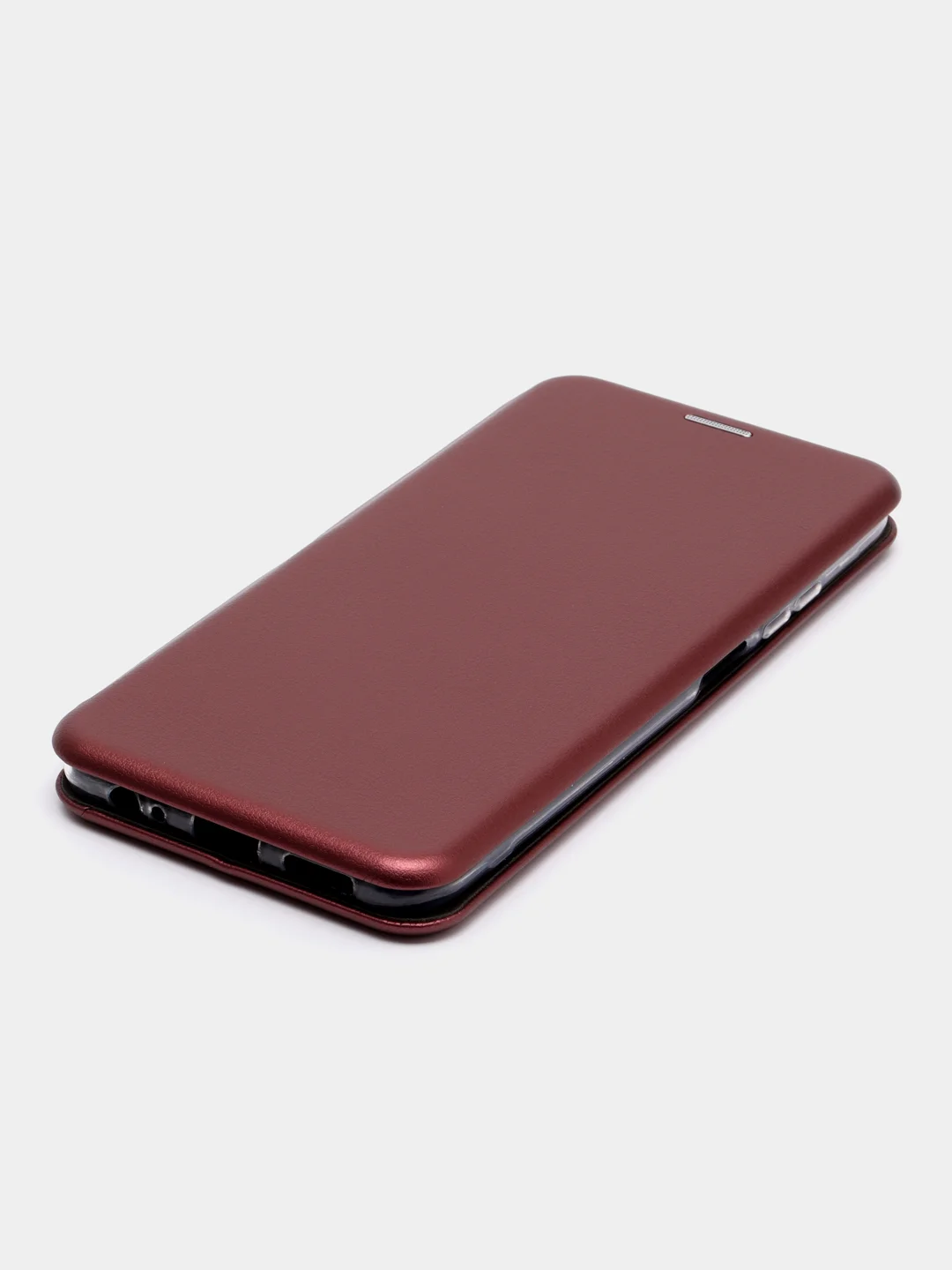 Багровый чехол книжка для Xiaomi Redmi Note 10 4G, Redmi Note 10S с фунцией подставки