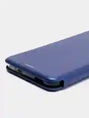 Синий чехол книжка для Xiaomi Redmi Note 10 4G, Redmi Note 10S с фунцией подставки