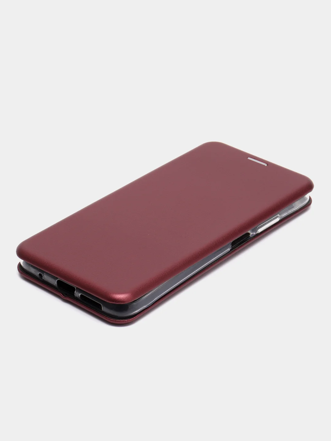 Багровый чехол книжка Xiaomi Redmi 9T с функцией подставки Редми 9Т
