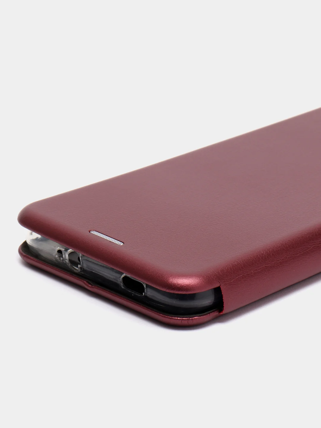 Багровый чехол книжка Xiaomi Redmi 9T с функцией подставки Редми 9Т
