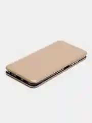 Золотой чехол книжка для Xiaomi Redmi Note 10 4G, Redmi Note 10S с фунцией подставки