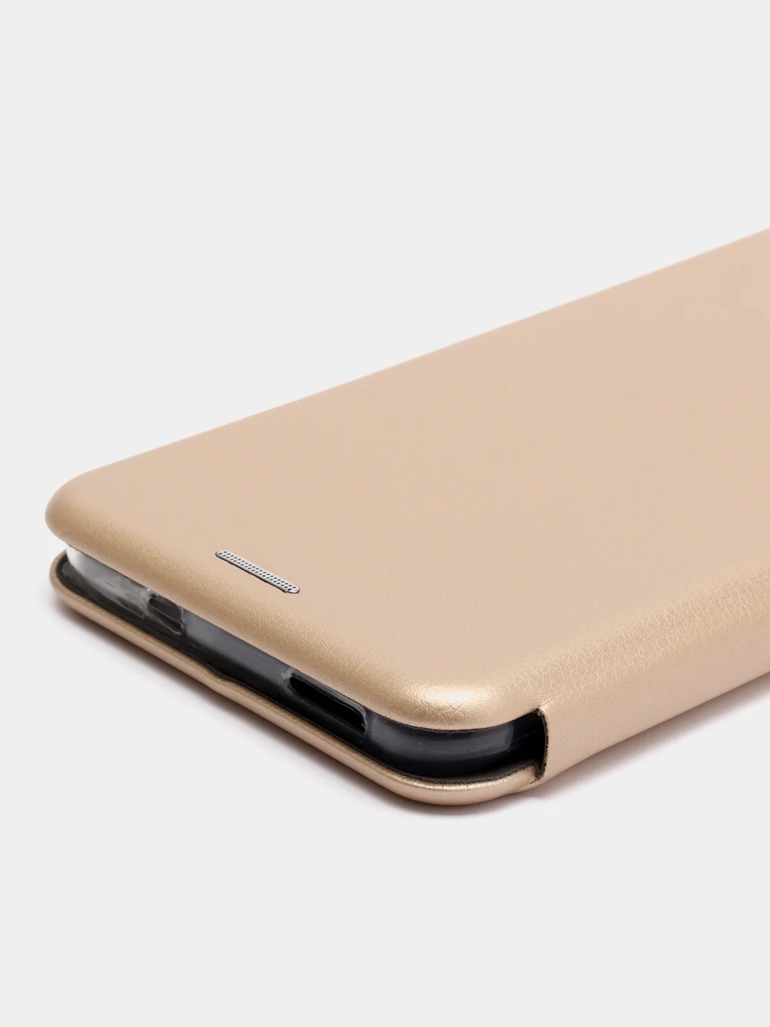 Золотой чехол книжка для Xiaomi Redmi Note 10 4G, Redmi Note 10S с фунцией подставки