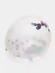 Лесной зеленый воздушный шар, с конфетти