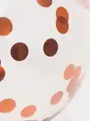 Медный воздушный шар, с конфетти