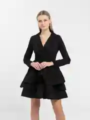 Черный платье DRESS 005