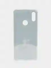 Серебряный силиконовый чехол на Honor 8A/8A Pro/Huawei Y6 2019/Y6s / Хонор 8А прозрачный, с рисунком