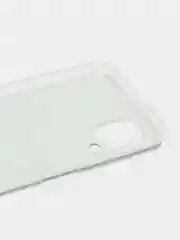Тёмно-серый чехол на Samsung Galaxy A12/M12 / Самсунг А12/М12 прозрачный, с рисунком, защита камеры