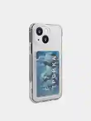 Оранжевый чехол с карманом для карт iPhone XR, 11, 12, 13, 14, 15, Pro, Pro Max, Plus, 7, 8, айфон