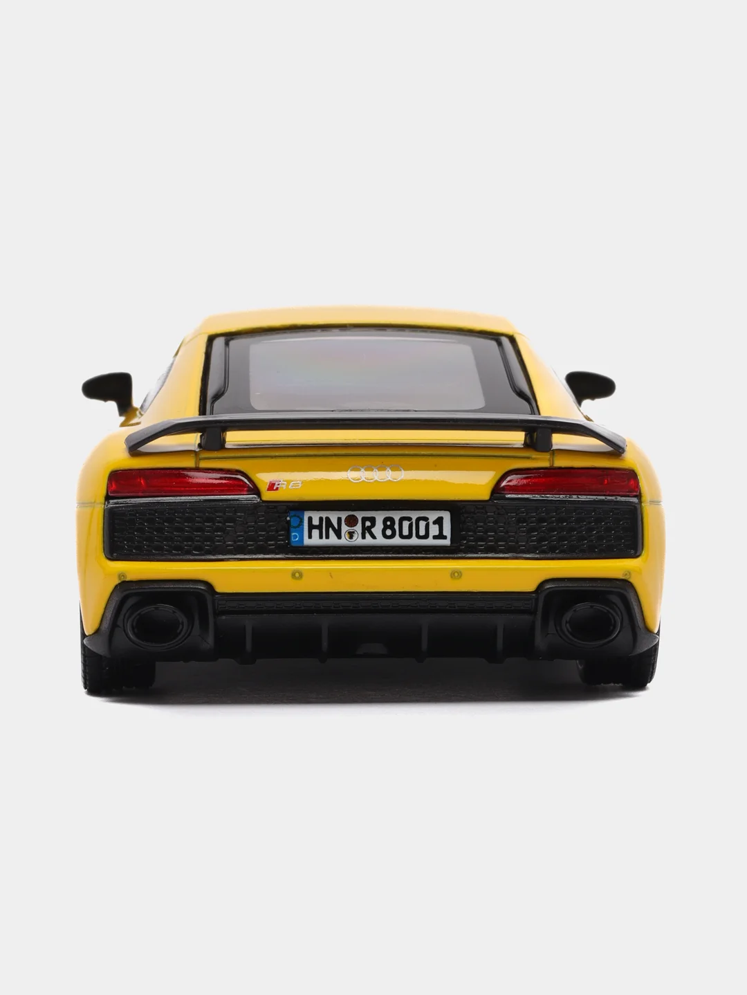 Желтый машинка металлическая инерционная/ 2020 Audi R8 Coupe KT5422D модель 1:36 Kinsmart