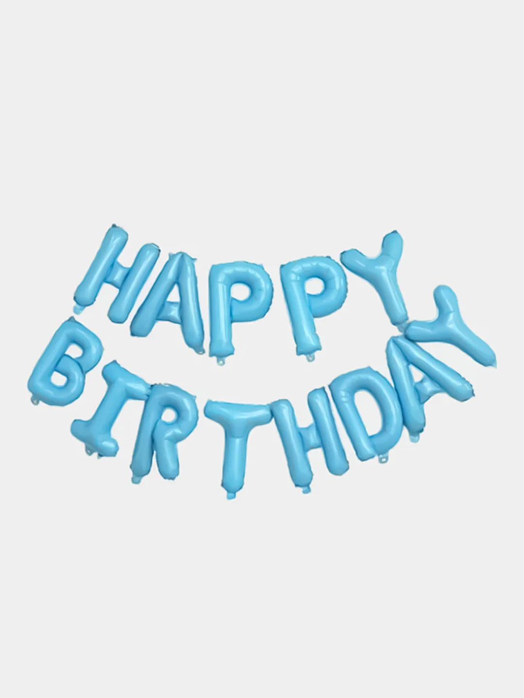 Голубой воздушные шары Happy Birthday