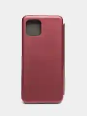 Бордовый чехол-книжка Samsung Galaxy A03 (Самсунг Галакси А03)