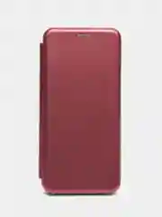 Бордовый чехол-книжка Samsung Galaxy A03 (Самсунг Галакси А03)