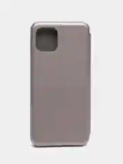 Серебряный чехол-книжка Samsung Galaxy A03 (Самсунг Галакси А03)
