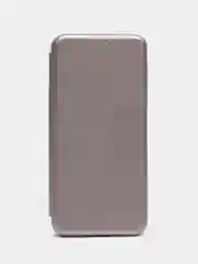 Серебряный чехол-книжка Samsung Galaxy A03 (Самсунг Галакси А03)