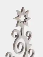 Серебряный деревянная елка для декора