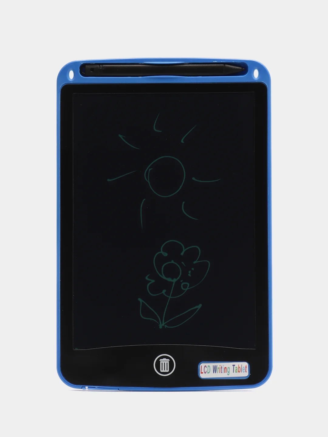 Синий планшет-доска LCD для рисования со стилусом графическая, 8,5