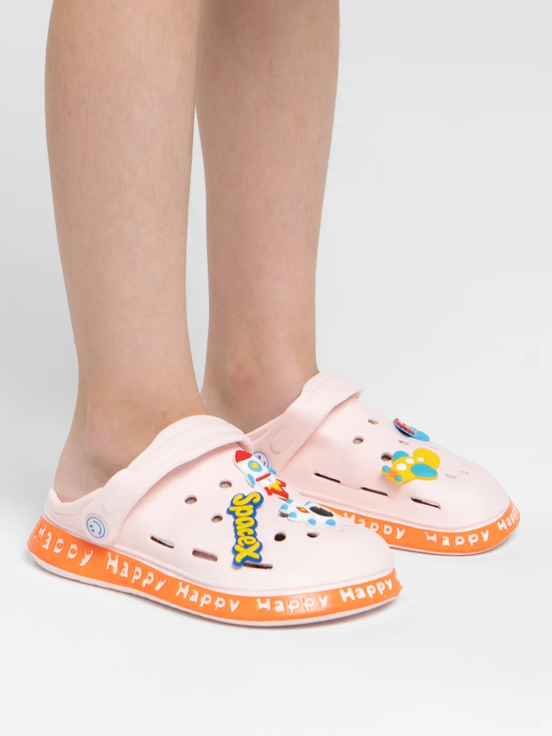 Розовый сабо детские IZI, 24-35