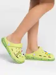 Зеленый сабо детские IZI, 24-35