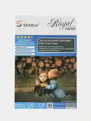 Фотобумага Sharco матовая 10х15 220г/м2 100л