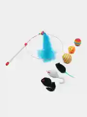 Игрушка для кошек "Удочка-дразнилка"