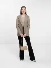 Бежевый женская мини сумка, клатч на плечо