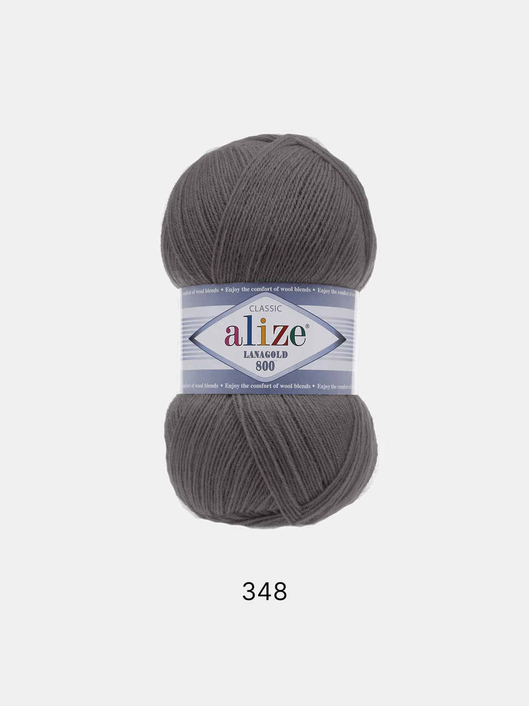 Пряжа Alize Lanagold 800 Акрил 51% Шерсть 49% 100г 800м (шт./ упаковка 5шт.)