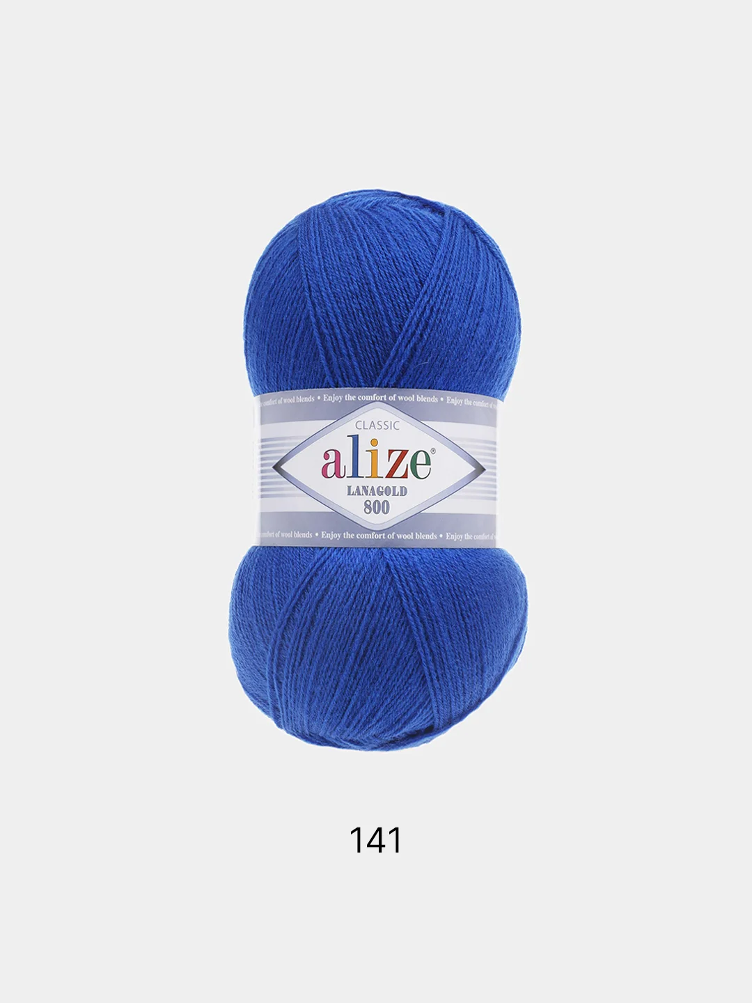 Пряжа Alize Lanagold 800 Акрил 51% Шерсть 49% 100г 800м (шт./ упаковка 5шт.)