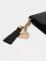 Черный женский базовый мини-кошелек, 14 цветов, 11 х 7 см, кошелек