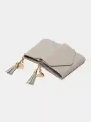 Серый женский базовый мини-кошелек, 14 цветов, 11 х 7 см, кошелек