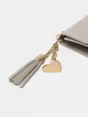 Серый женский базовый мини-кошелек, 14 цветов, 11 х 7 см, кошелек
