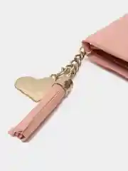 Розовый женский базовый мини-кошелек, 14 цветов, 11 х 7 см, кошелек