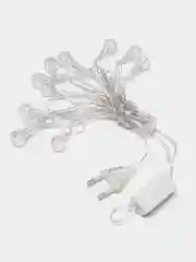 Гирлянда электрическая "Капля", 12 ламп, LED, 2,5 м