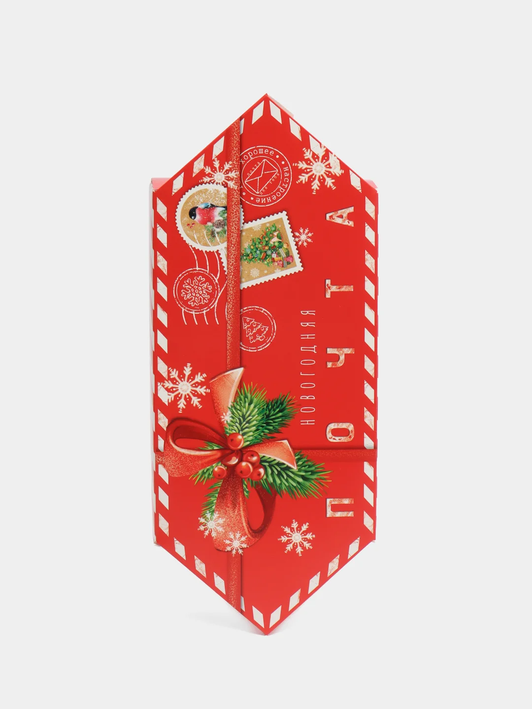 Коралловый новогодняя коробка конфета