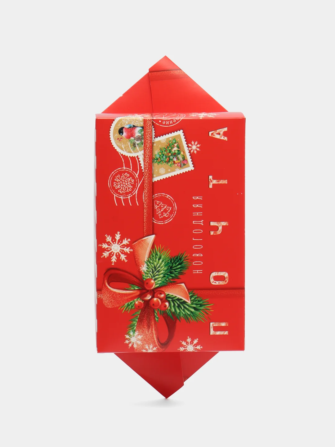 Коралловый новогодняя коробка конфета