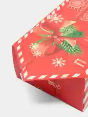 Коралловый новогодняя коробка конфета