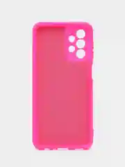 Фуксия чехол для Samsung Galaxy A23, силиконовый, закрытый низ, бархат внутри Silicone Cover