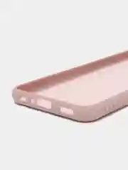Бежевый чехол для Samsung Galaxy A23, силиконовый, закрытый низ, бархат внутри Silicone Cover