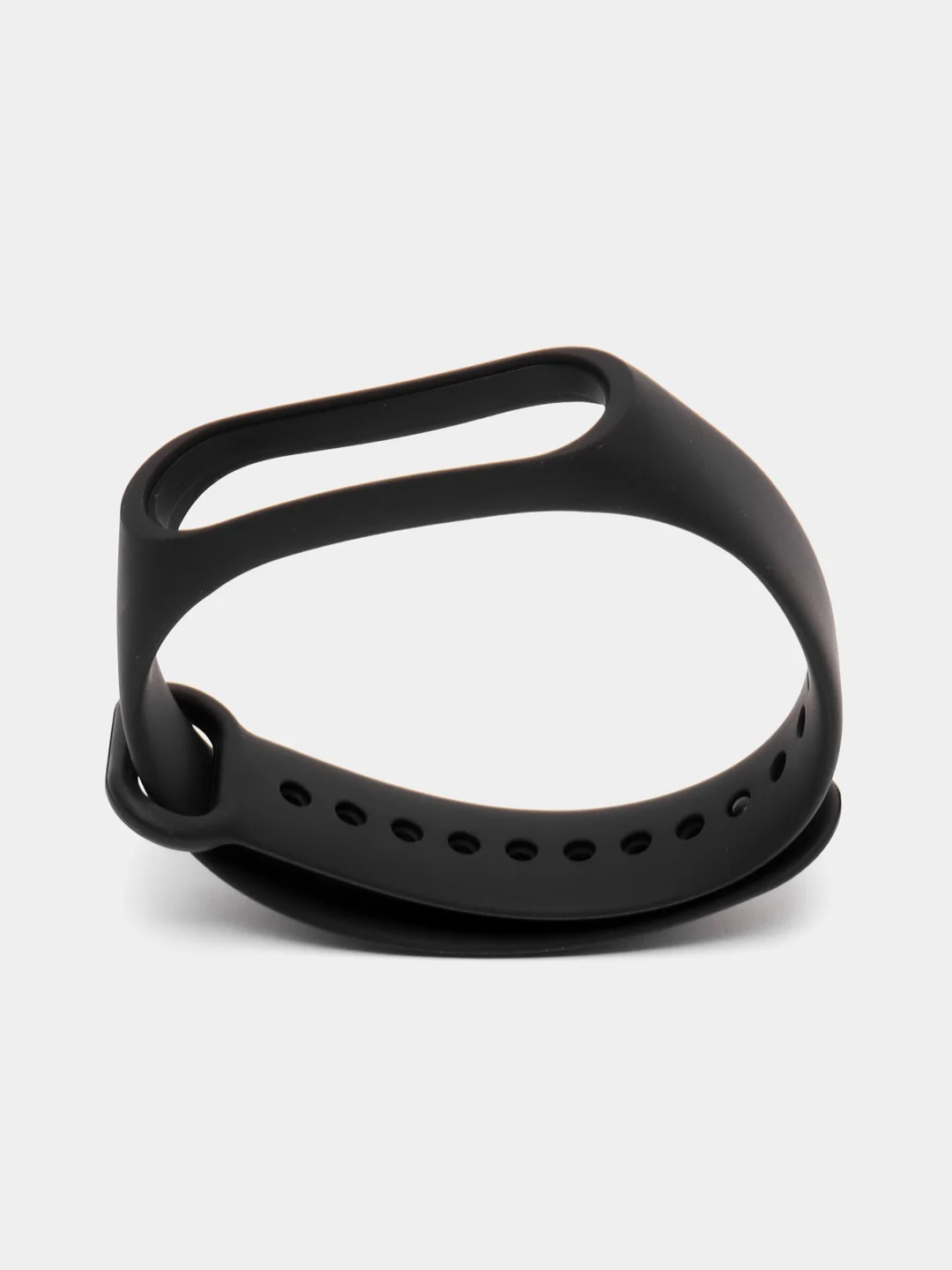 Черный ремешок силиконовый для Xiaomi Mi Band 3, Mi Band 4