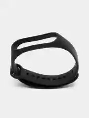 Черный ремешок силиконовый для Xiaomi Mi Band 3, Mi Band 4