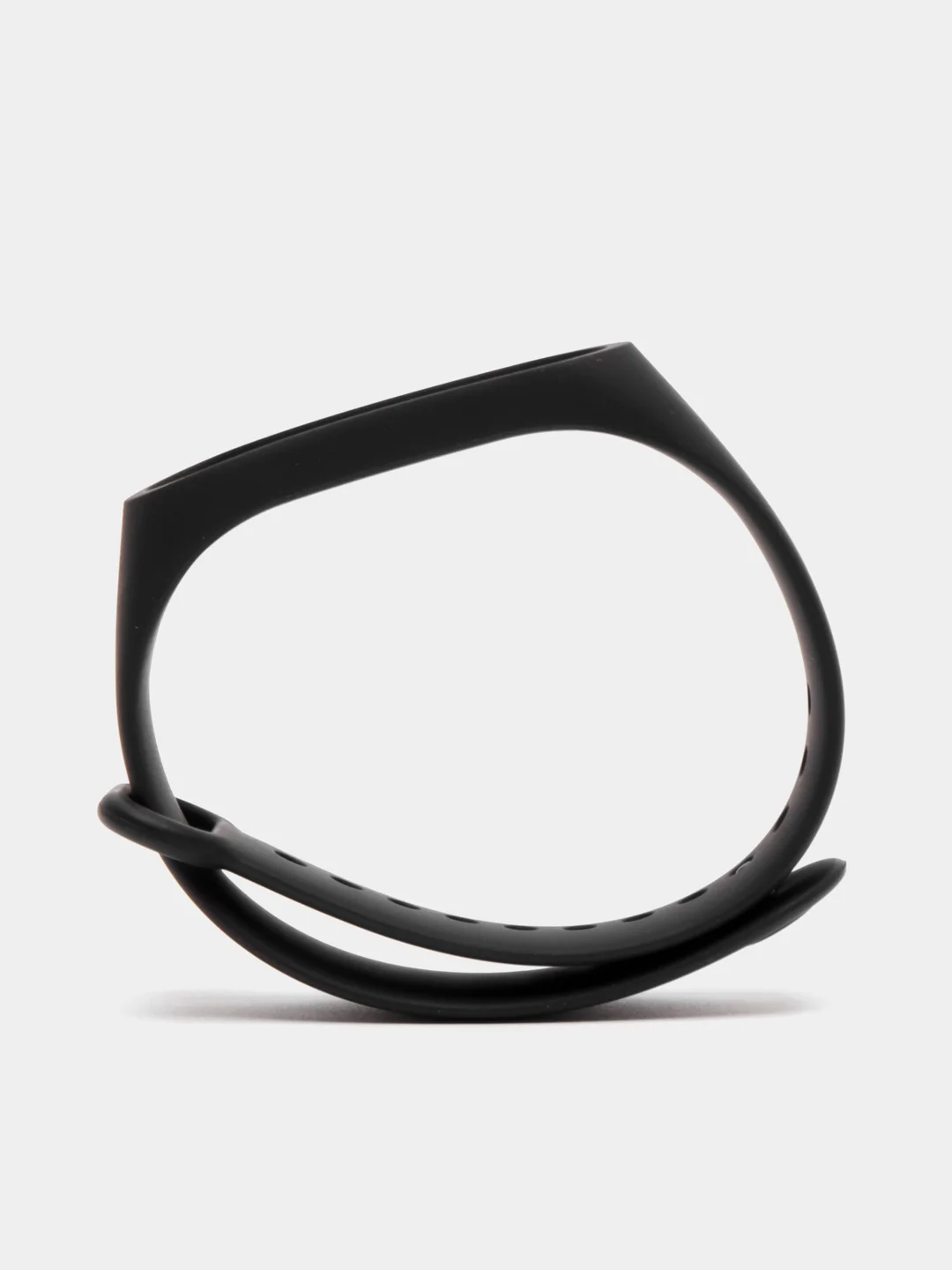 Черный ремешок силиконовый для Xiaomi Mi Band 3, Mi Band 4